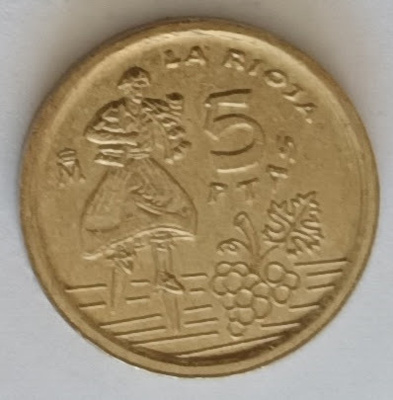 Espanja 5 ptas1996, 2 kuvaa