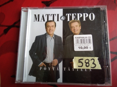 MATTI & TEPPO - PÖYTÄ TÄYTEEN CD