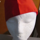 Punainen suikka/suojamyssy, koko 62cm - pikkukuva 1