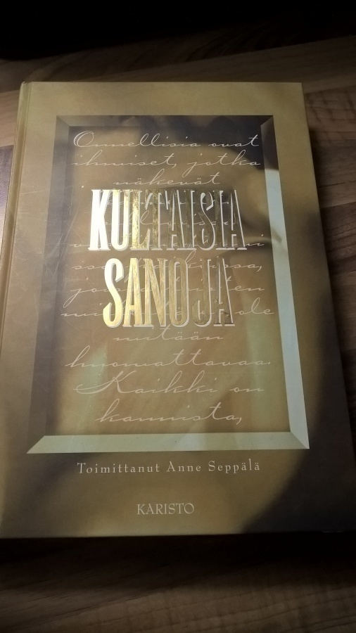 Anne Seppälä : Kultaisia sanoja