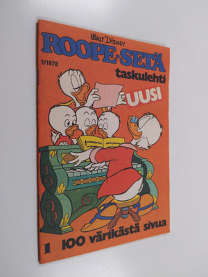 Walt Disney : Roope-Setä taskulehti 1/1978 (lyhennetty nä...