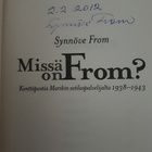 Synnöve From: Missä on From? (signeerattu) - pikkukuva 2