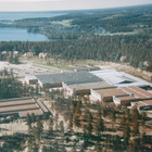 VANHA Valokuva Ilmakuva Kauttua Eura 1960-l Tunnettu Kuvaaja - pikkukuva 1