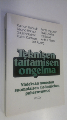 Teknisen taitamisen ongelma : studia generalia -esitelmäs...