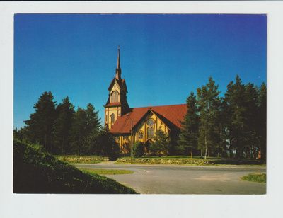 Postikortti, LAPINLAHTI, Kirkko