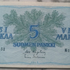 Suomen Pankki 5 mk seteli 1963 - pikkukuva 1