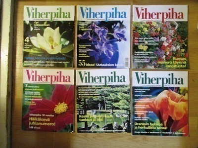 VIHERPIHA- lehtiä.  1,00€ kpl