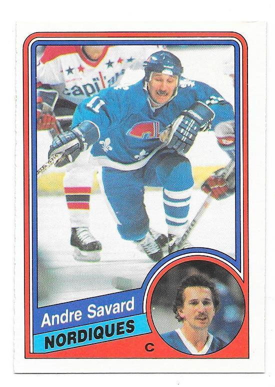 1984-85 OPC #288 Andre Savard Quebec Nordiques