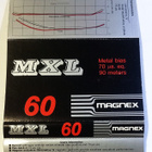 Harvinainen Magnex MXL 60 Metal Type IV C-kasetti, 10 kpl. - pikkukuva 2