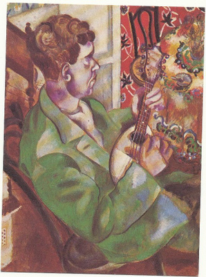 Marc CHAGALL - "Luutunsoittaja"