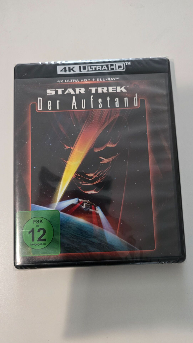 Star trek : insurrection .4k uhd & blu-ray.uusi