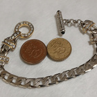 21k kullattu Kanadalainen rannekoru silver Plated - pikkukuva 4