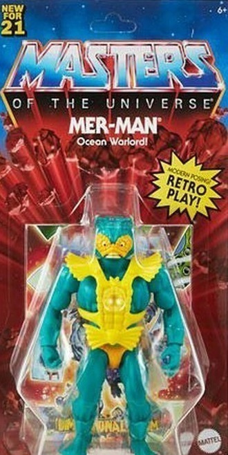 HEMAN MOTU ORIGINS - MERMAN  - HEAD HUNTER STORE.