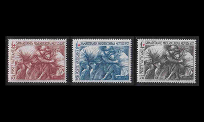 Vatikaani 459-61 ** Punainen Risti 100v (1964)
