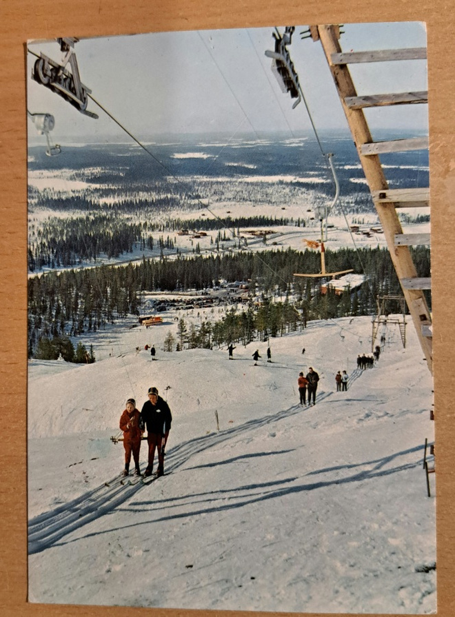 Kuusamo, Rukatunturi, kulkenut 1966