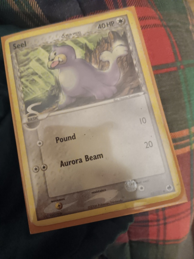 Seel #62 Pokemon Dragon Frontiers non holo card