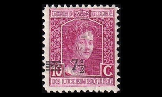 Luxemburg 113 * Käyttösarja 7½/10 C (1915)