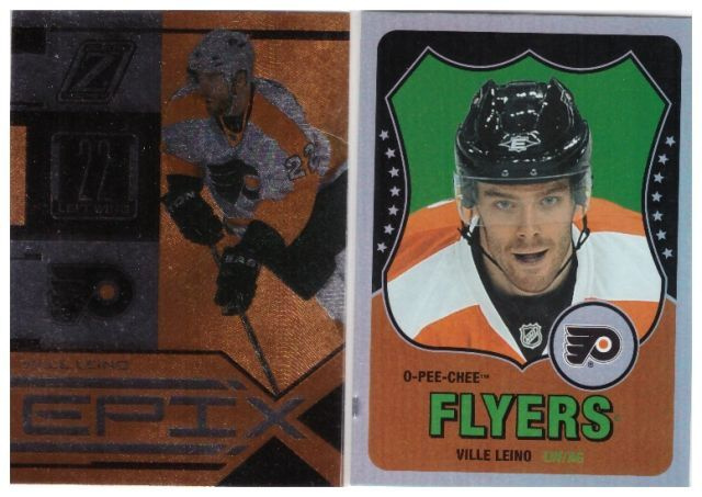 2 x VILLE LEINO Flyers, ErikoisKortteja