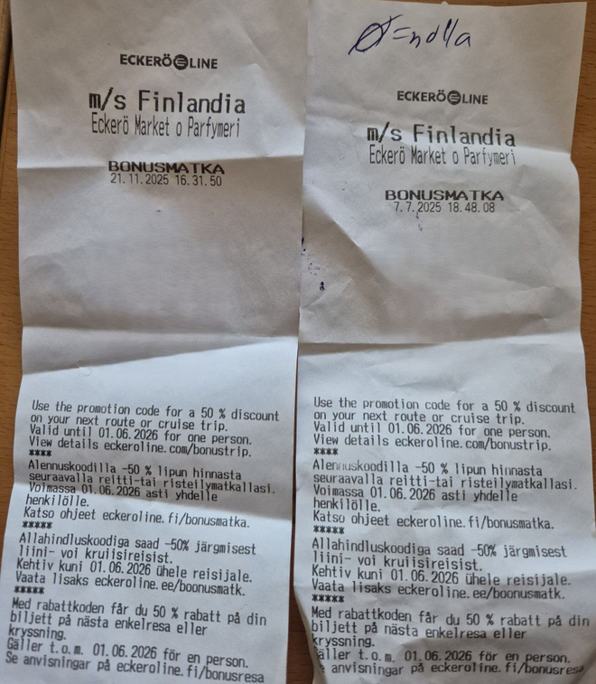 Eckerö Line alekoodi -50% 8 kpl