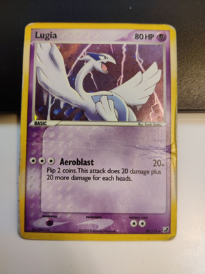 Lugia 29/115 Holo Unseen Forces Pokemon