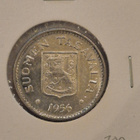 Hopearaha 200 markkaa 1956, Suomi, 8,3 g Ag500 - pikkukuva 2