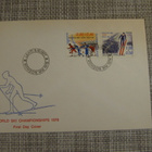 FDC Hiihdon MM-kisat Lahti 5.10.1977 kirje. - pikkukuva 1