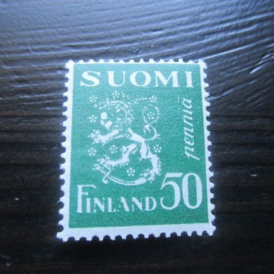 M-30 Leijonamerkki 50p vihreä 1932 **