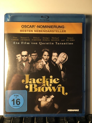 JACKIE BROWN, BluRay, Tarantino, Grier, De Niro, muoveissa