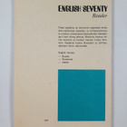 English seventy Reader - pikkukuva 2
