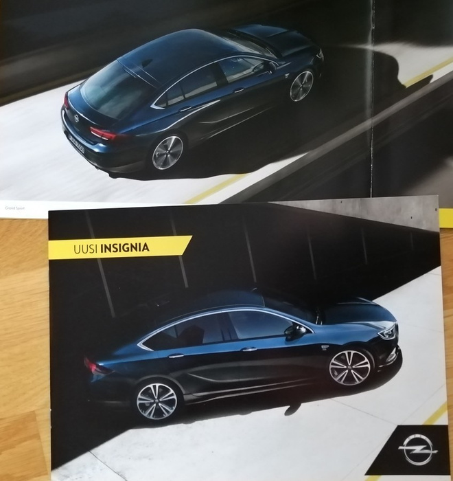 2017 Opel Insignia esite -  KUIN UUSI - suomalainen