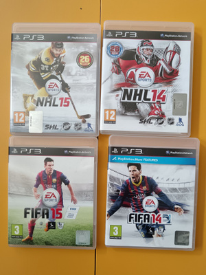 Ps3 Fifa ja Nhl satsi
