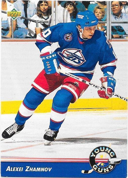 1992-93 Upper Deck Young Guns #578 Alexei Zhamnov Winnipeg