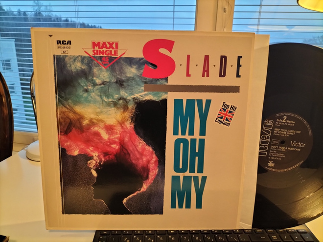 SLADE, My oh my, 12'' GER -83 HIENO KUNTO !!