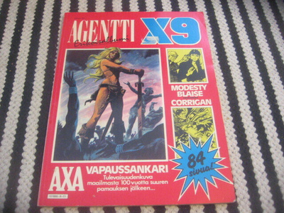 Agentti X9 erikoisalbumi 1985 (AXA, Modesty Blaise, Corrigan