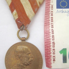 VANHA Mitali Itävalta-Unkari Keisari Franz-Josef 1898 - pikkukuva 1
