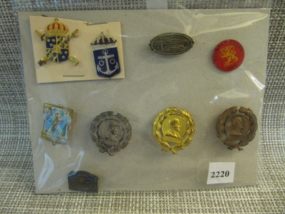 Rintaneuloja 8 kpl .1 Pinssi Svenska Dagen 2009.