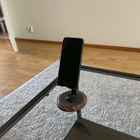Musta säädettävä pöytäteline puhelimelle tai tabletille - pikkukuva 2