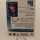 2018-19 Upper Deck #212 Neal Pionk Young Guns RC - pikkukuva 2