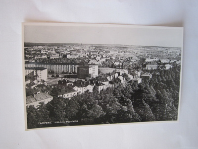 VANHA Postikortti Tampere 1950-luku Alkup.Mallikappale