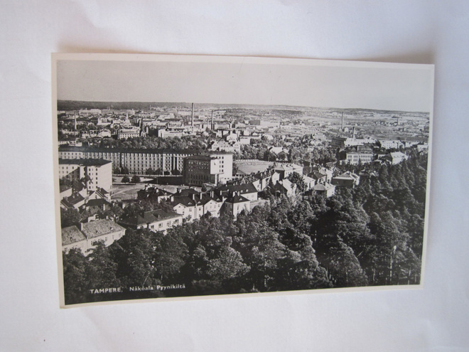 VANHA Postikortti Tampere 1950-luku Alkup.Mallikappale