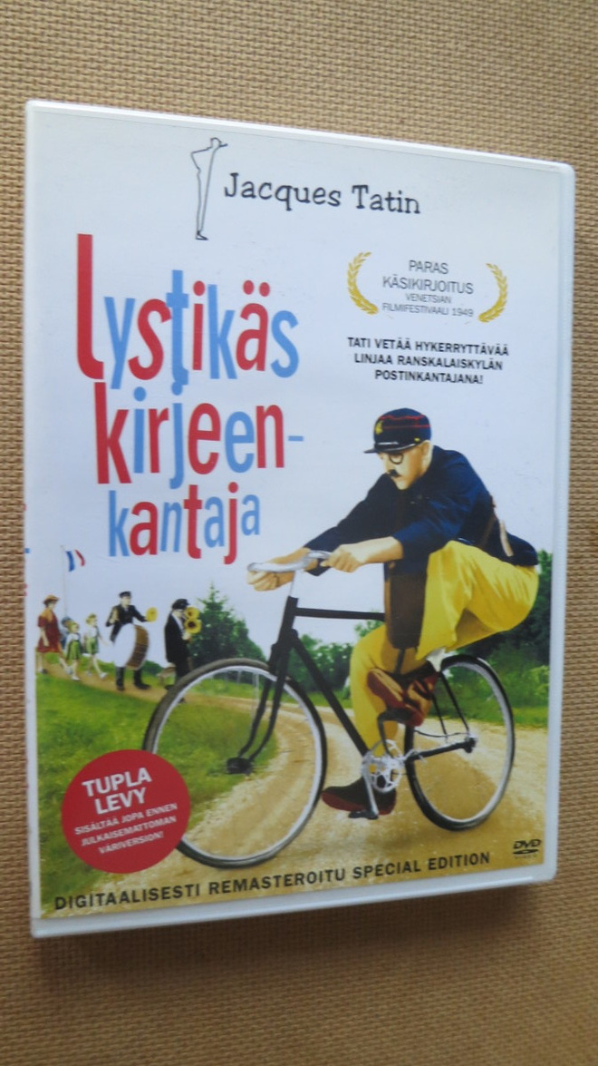 Jacques Tati: Lystikäs kirjeenkantaja 2DVD