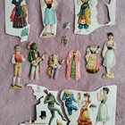 Paperinuket setti antiikkia - pikkukuva 3