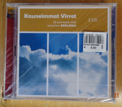cd, Ekklesia - Kauneimmat virret. 38 per. virttä 2cd * UUSI