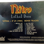 NITRO Lethal Dose CD 2 LP:tä yhdellä CD:llä 1984 - pikkukuva 2