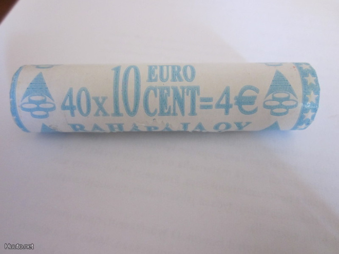 Suomi 10 cent rulla v. 2001
