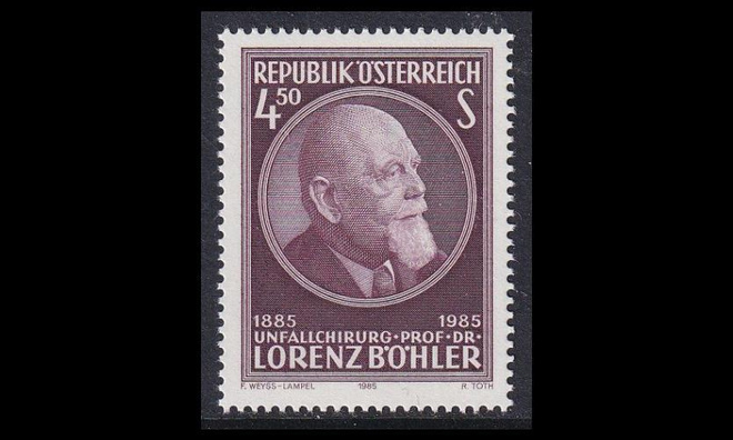 Itävalta 1800 ** Kirurgi Lorenz Böhler (1985)