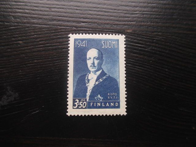 Presidentti Risto Ryti 3,50mk 1941 **