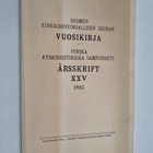 Suomen kirkkohistoriallisen seuran vuosikirja 1935 - pikkukuva 1