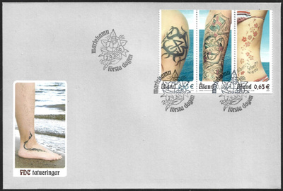 FDC Åland 2006  ÅV 17  Tatuointeja  LaPe ÅL 269-271