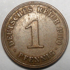Saksa. 1 pfennig 1900A. - pikkukuva 2
